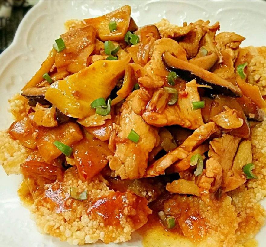 锅巴肉片简单又好吃，让你爱上这样一道独特味道的美食